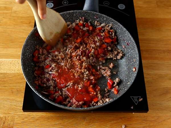 Такос със самоса от мляно месо - Подготовка стъпка 3