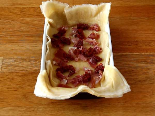 Бърз италиански тарт от фило - Подготовка стъпка 3