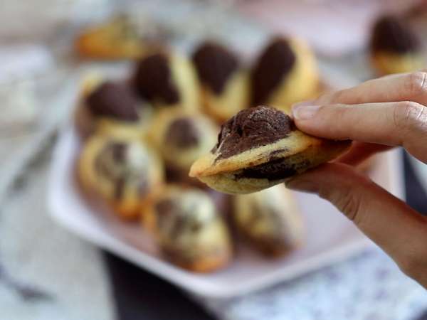 Задължително трябва да опитате мраморни мадленки! - Подготовка стъпка 7