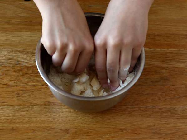 Супер лесен ябълков трохи - Подготовка стъпка 1