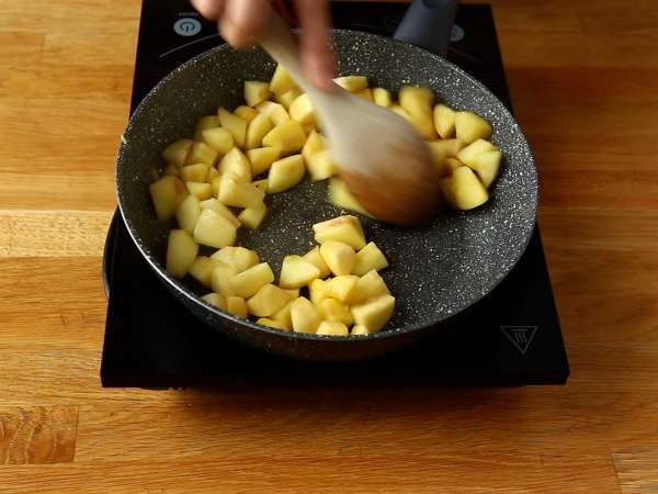 Супер лесен ябълков трохи - Подготовка стъпка 2