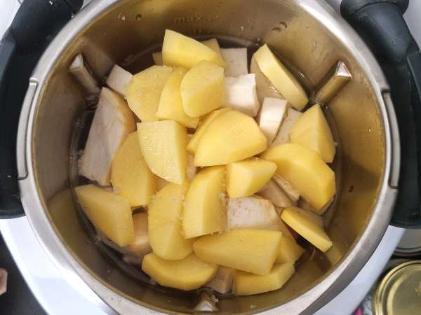 Зеленчукова супа с Thermomix - Подготовка стъпка 3