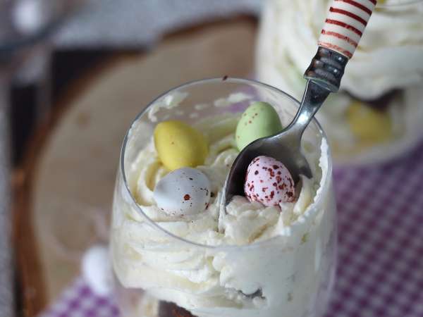 Великденски брауни и бита сметана verrines - Подготовка стъпка 7