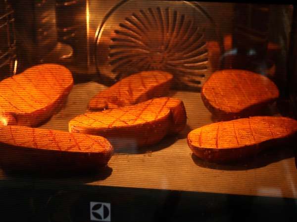 Печени сладки картофи - Подготовка стъпка 3