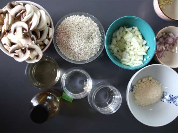 Гъбено ризото в Cookeo - Подготовка стъпка 1