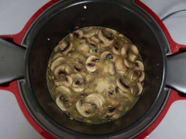 Гъбено ризото в Cookeo - Подготовка стъпка 5