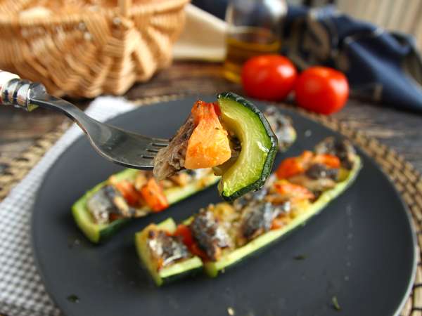 Как се приготвят тиквички, пълнени със сардини? - Подготовка стъпка 4