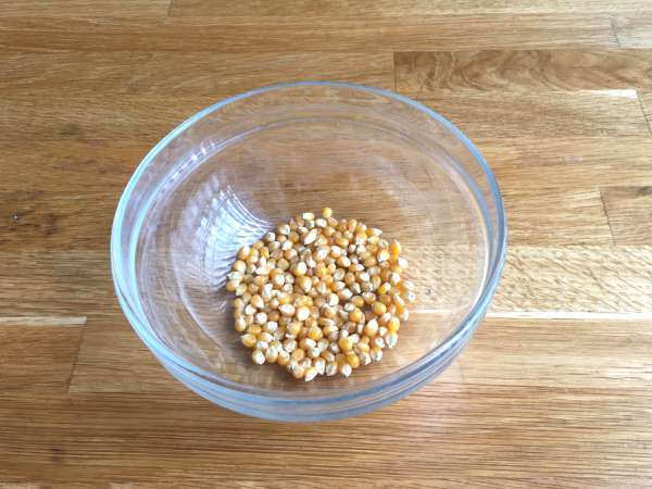 Пуканки за микровълнова фурна без масло - Подготовка стъпка 1