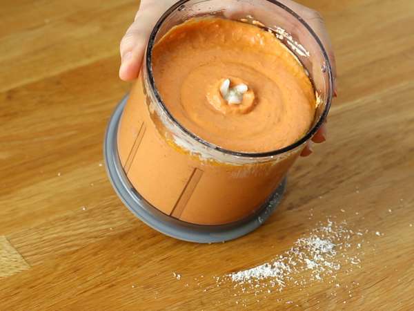 Песто в калабрийски стил с кремообразно сирене бурата - Подготовка стъпка 5