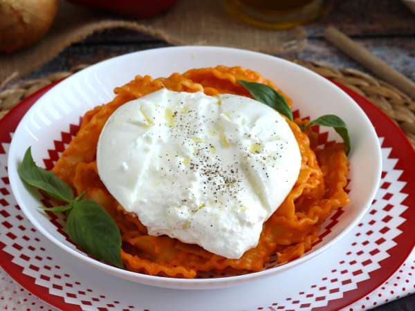 Песто в калабрийски стил с кремообразно сирене бурата - Подготовка стъпка 8