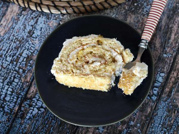 Кокосово руло с маракуя, идеално за юлски дънер - Подготовка стъпка 8