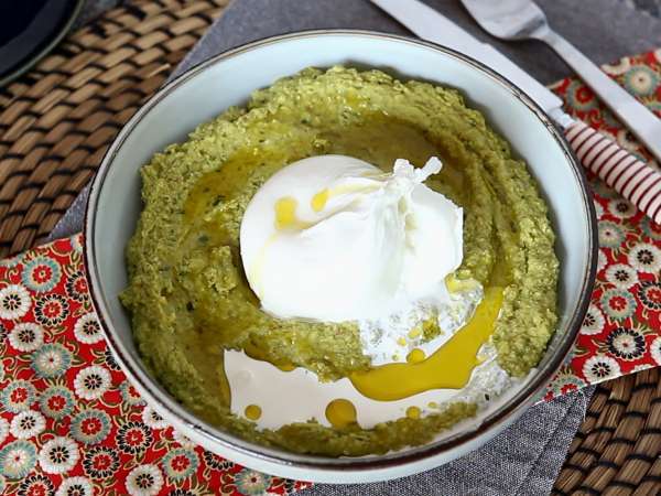 Разпространение на грах: идеално с кремообразно сирене бурата - Подготовка стъпка 4