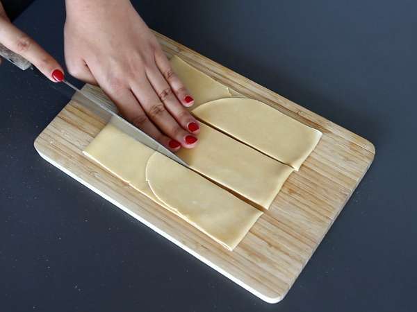 Равиоли с форма на бонбони с пълнеж от тиква и рикота Caramelle - Подготовка стъпка 8