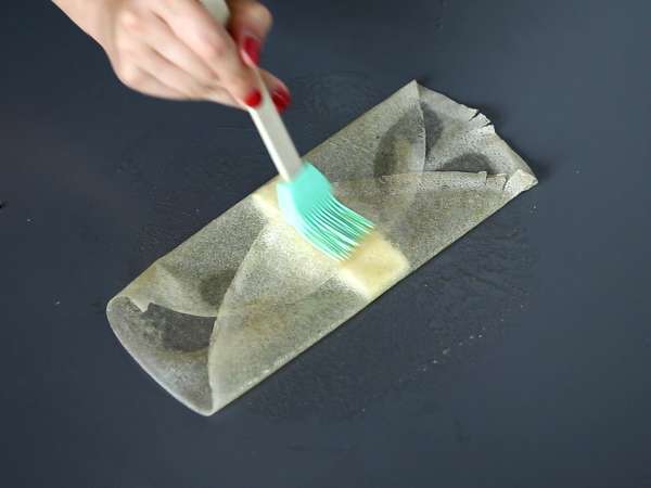 Фета саганаки - гръцката рецепта за чипс от фета и мед - Подготовка стъпка 3