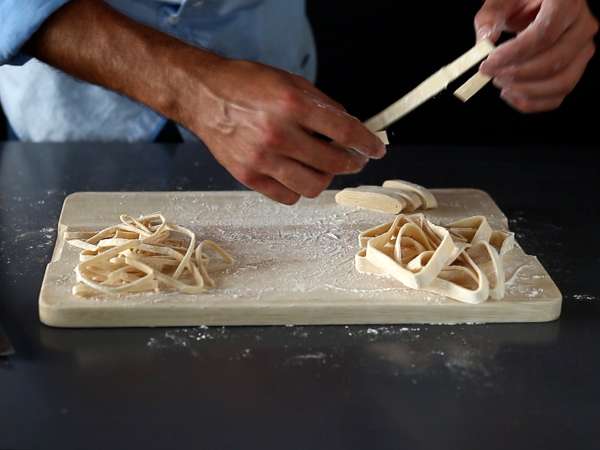 Домашно приготвени талиатели, процедурата е обяснена стъпка по стъпка - Подготовка стъпка 7