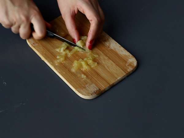 Руло от сьомга с рикота и шамфъстък - Подготовка стъпка 1