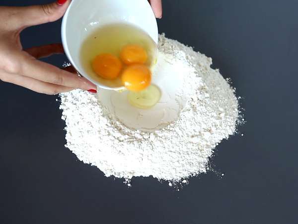 Тальолини, процедура стъпка по стъпка за приготвянето им у дома - Подготовка стъпка 1