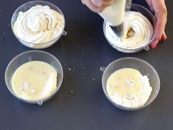 Неизпечени кокосови верини в стил Raffaello - приказен десерт в снежна топка - Подготовка стъпка 7