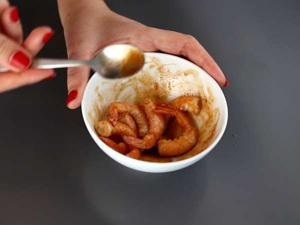 Верини от скариди и манго за сладък и солен аперитив - Подготовка стъпка 2