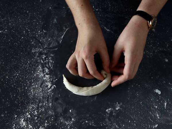 Китайски палачинки със зелен лук - Палачинки със скалион - Подготовка стъпка 3