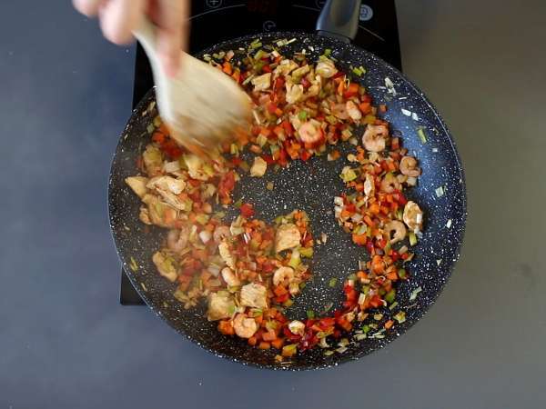 Наси горенг, индонезийското ястие с ориз - Подготовка стъпка 6