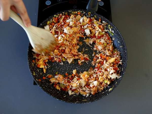 Наси горенг, индонезийското ястие с ориз - Подготовка стъпка 7