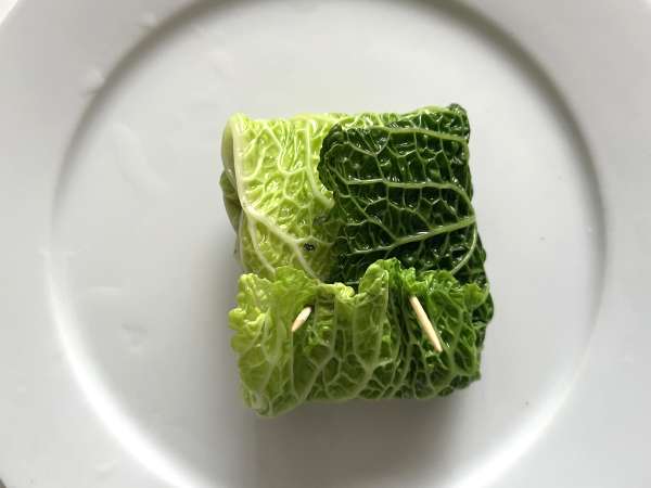 Пълнено зеле на фурна (за да накарате всички да обичат този зеленчук!) - Подготовка стъпка 6