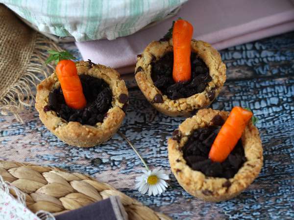 Бисквитни чашки с шоколадов ганаш, в стил морковено гърне - Подготовка стъпка 8