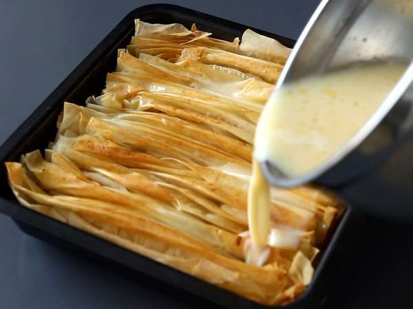 Торта с реснички, супер хрупкавата торта, която е лесна за приготвяне - Laz Borek turc facile - Подготовка стъпка 5