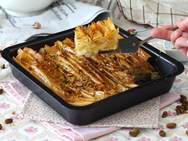 Торта с реснички, супер хрупкавата торта, която е лесна за приготвяне - Laz Borek turc facile - Подготовка стъпка 9