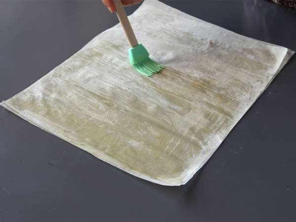 Чийзкейк в баклавски стил с шамфъстък, хрупкав и топящ се - Подготовка стъпка 1