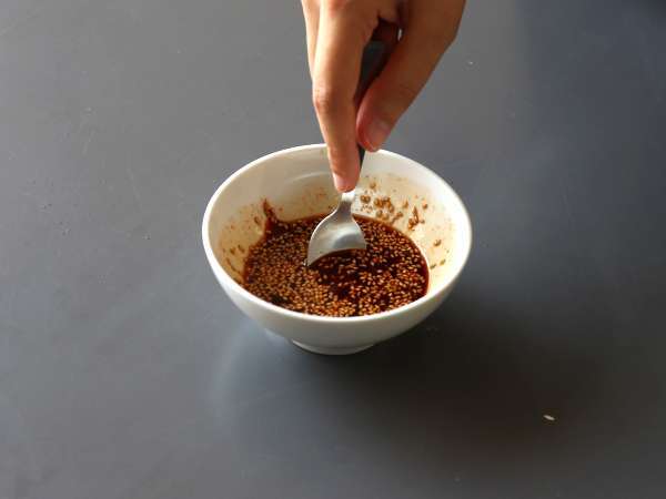 Гъби в корейски стил - гъби шийтаке в сос гочуджанг - Подготовка стъпка 2