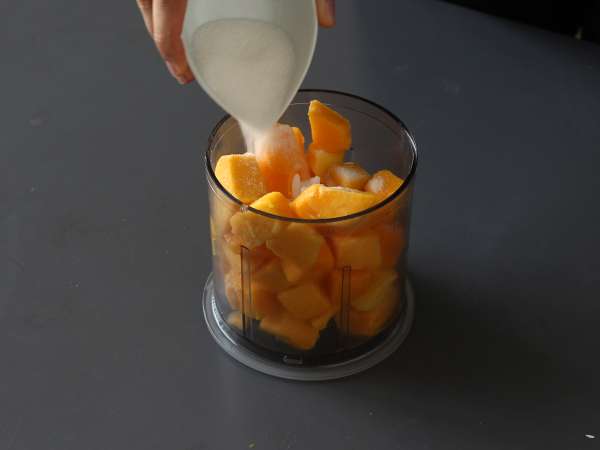 Сорбет от манго и лайм само с 3 съставки, готов за консумация за 5 минути! - Подготовка стъпка 2