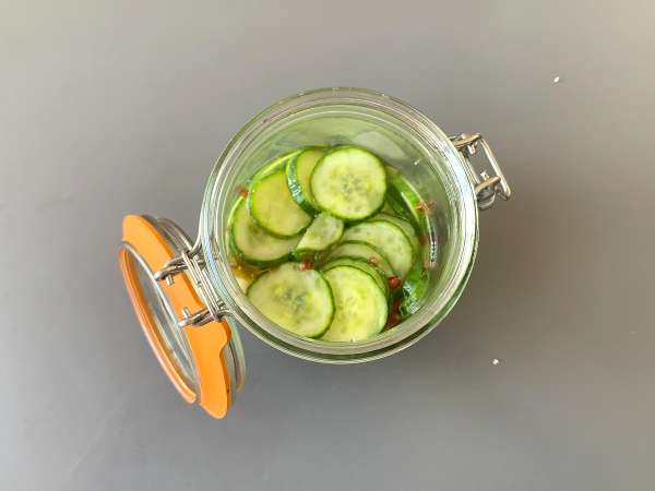 Сладко-кисели краставици: бърза и вкусна гарнитура за лятото! - Подготовка стъпка 7