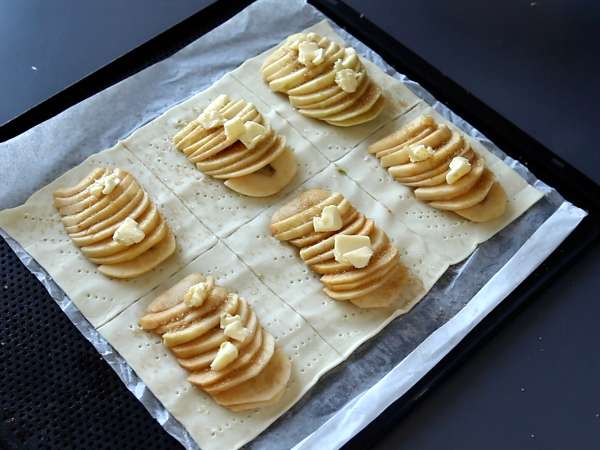 Тънки ябълкови тарти - Подготовка стъпка 4