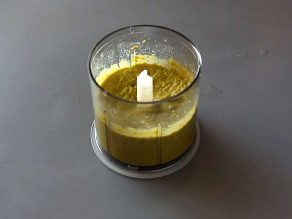 Вегетариански верини: крем от грахова супа, пармезан и крем маскарпоне - Подготовка стъпка 4