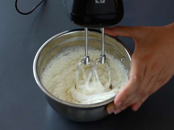 Вегетариански верини: крем от грахова супа, пармезан и крем маскарпоне - Подготовка стъпка 6