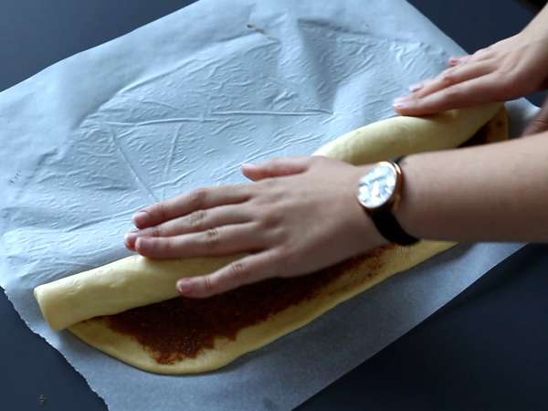 Рулца с канела, бриош с канела и ванилова глазура - Подготовка стъпка 6