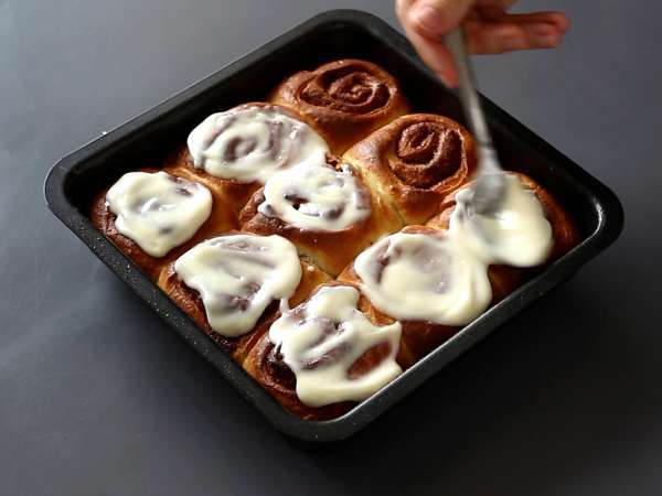 Рулца с канела, бриош с канела и ванилова глазура - Подготовка стъпка 13