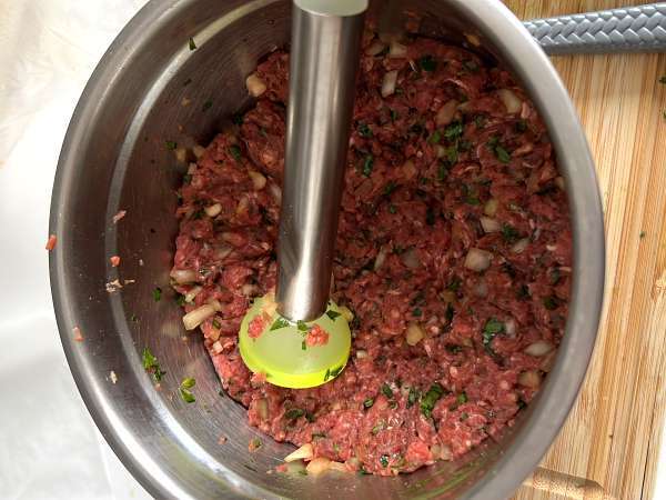 Köfte - турски кюфтета - Подготовка стъпка 2