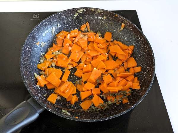 Паста с тиква и наденица - Подготовка стъпка 4