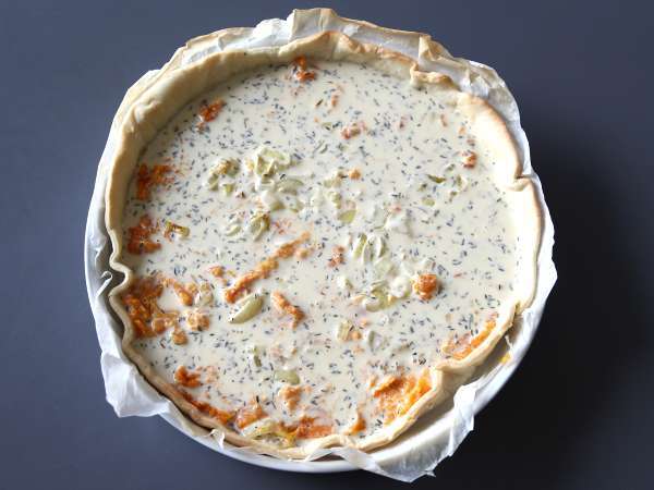 Тиквен киш за просто и ефективно ястие - Подготовка стъпка 4