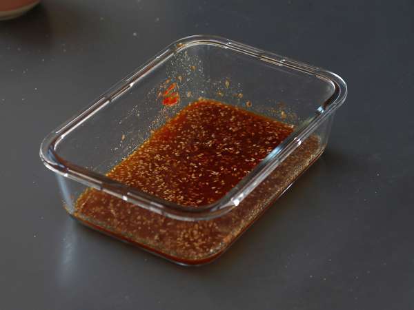 Пилешки бутчета с японска марината - Подготовка стъпка 2