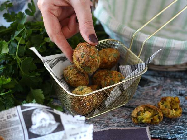 Фалафели във фритюрника, за хрупкави резултати без пържене! - Подготовка стъпка 6