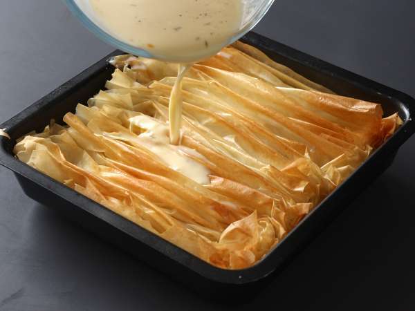 Солена торта с козе сирене и мед - Подготовка стъпка 6