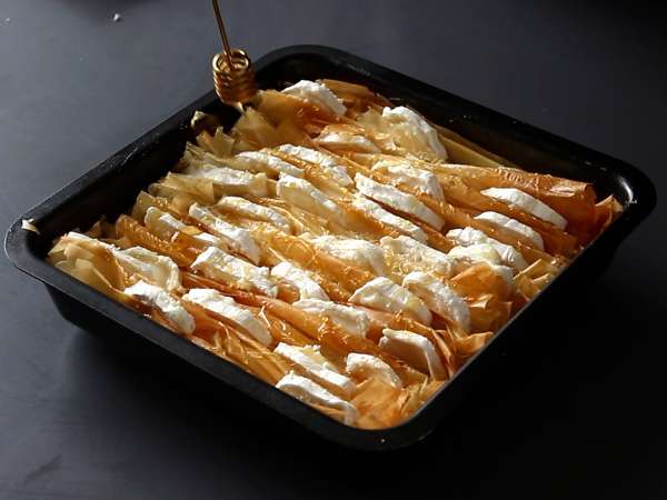 Солена торта с козе сирене и мед - Подготовка стъпка 7