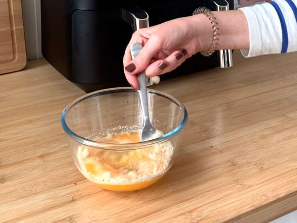 Омлет във фритюрник, лека рецепта, без да замърсявате нищо в кухнята! - Подготовка стъпка 1