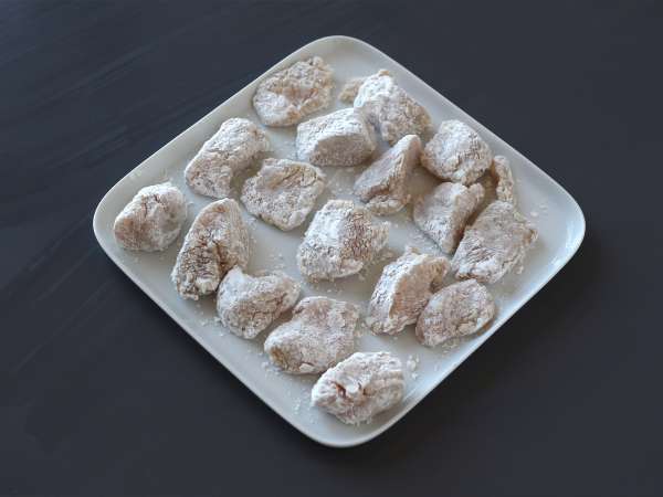 Корейско пържено пиле с пикантен сос гочуджанг - Dakgangjeong - Подготовка стъпка 6