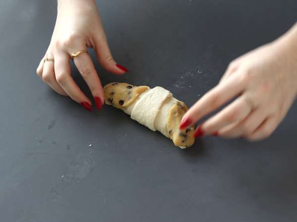 Изключително гурме, супер лесни крокита. Перфектната комбинация от кроасан и бисквитка! - Подготовка стъпка 7