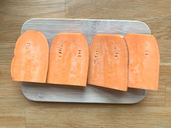 Сладки картофи за пържене във фритюрника за хрупкав и дъвчащ резултат! - Подготовка стъпка 1